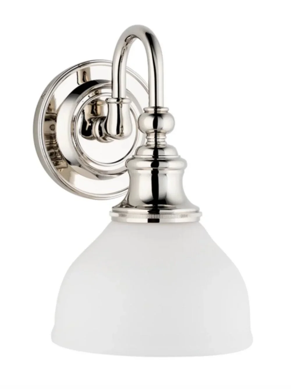 Hudson Valley Lighting Sutton 1-Light Vanity Light in Polished Nickel